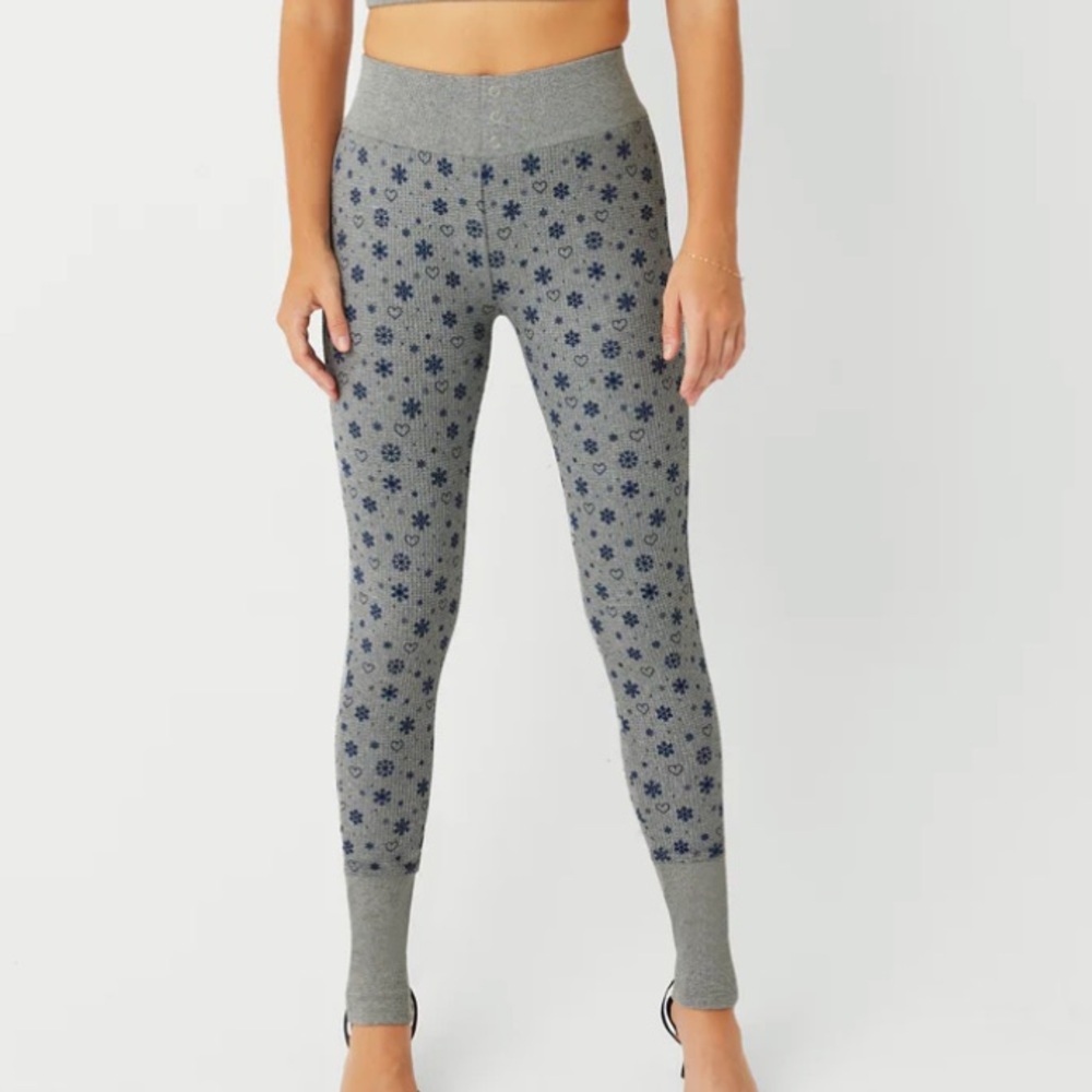 Frankie’s Bikinis Noelle Waffle Legging - Apres ski